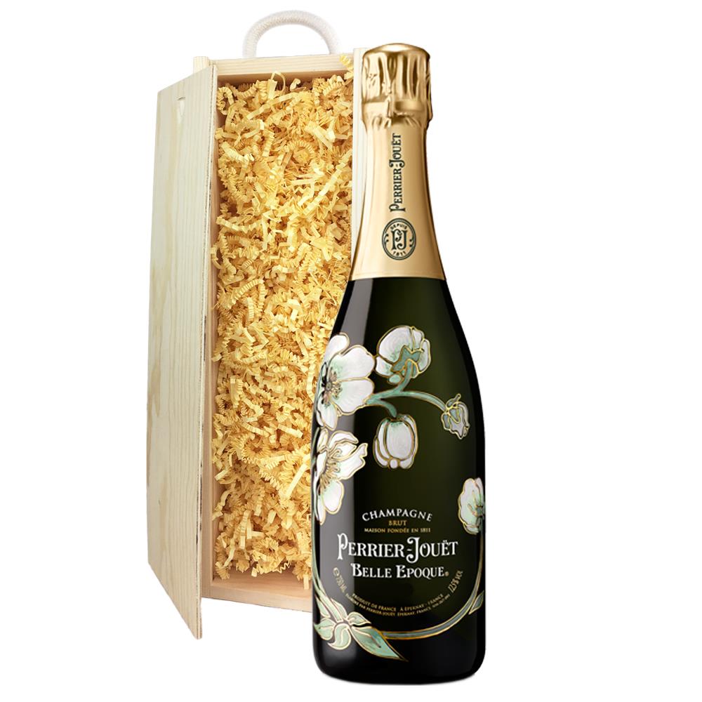 Perrier Jouet Belle Epoque Brut 2013 Champagne 75cl In Pine Gift Box